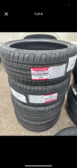 New Americus Recon Sport 245/35/20 tires $105 each plus tax