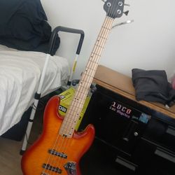 Jazz Bass 5 String ACTIVE bass.. WILL TRADE FOR CHIBSON LES PAUL...$225