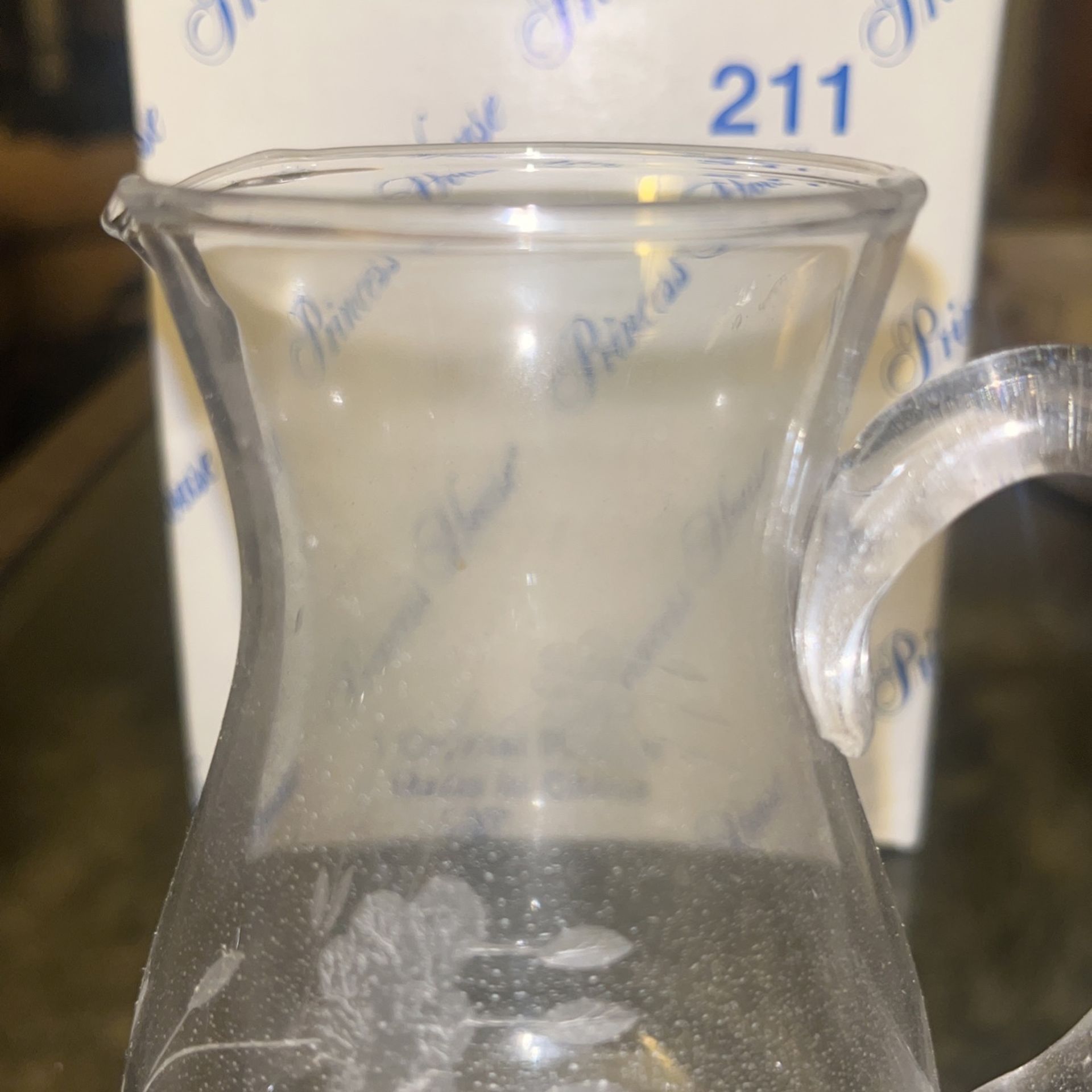 1 Crystal Pitcher Small Princess House Item 211