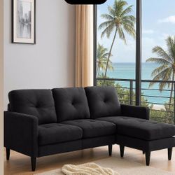 Sofa Seccional Negro 