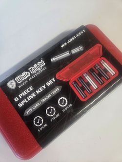 White Knight 6-Piece Spline Key Set