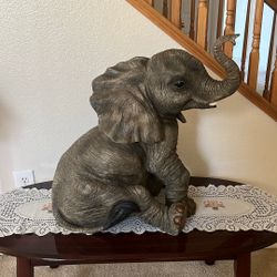 Antique Elephant Statue 