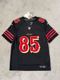 George Kittle San Francisco 49ers Nike Black 2025 Rivalries Limited Jersey Authentic