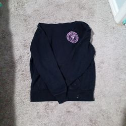 Inter Miami Black And Pink Hoodie
