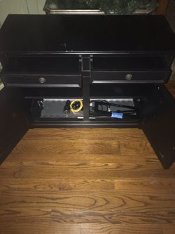 Black TV stand or a dresser