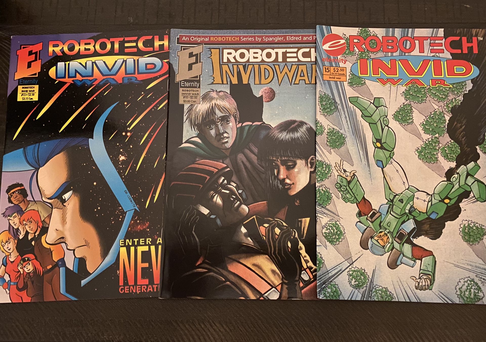 Robotech comic books set of 5