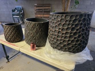 Three planters