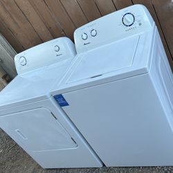 Washer And Dryer Electric Set Amana He Super Capacity Plus 