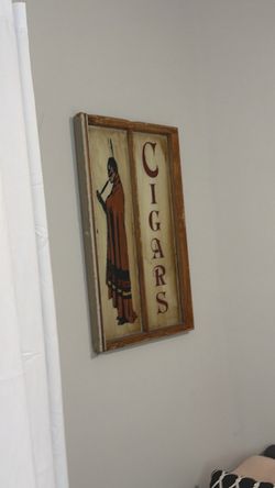 Cigar antique sign
