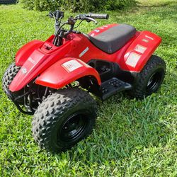 Kids Atv has been sitting in the garage, so it will need TLC