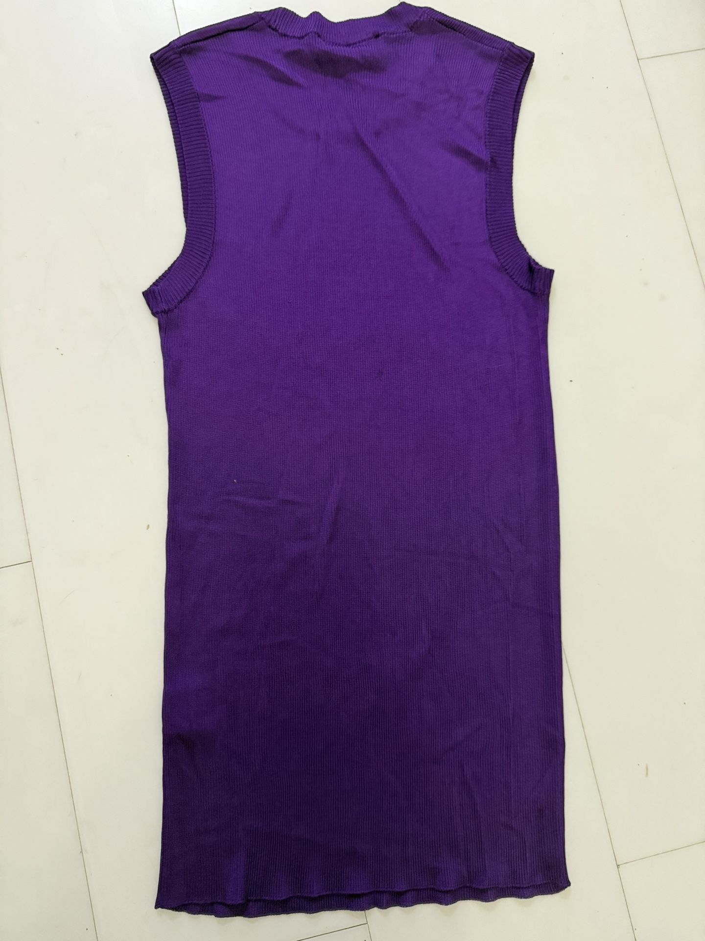 Dolce and Gabbana SIZE SMALL Silky Jersey Top Tank Top 2000s Runway