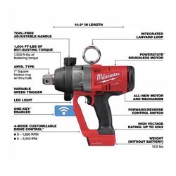 MILWAUKEE  1”High Torque Impact Wrench