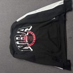 NBA Basketball Hoodie Mens XL White Outline Offical Sports 