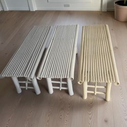 Real Bamboo Benches Usable And Sturdy 