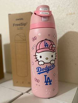 Owala FreeSip LA Dodgers Hello Kitty Water Bottle