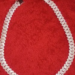 Sterling silver 12mm Cuban Chain