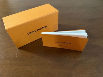 Authentic Louis Vuitton Sunglasses Box Set Booklet Orange Drawer Box