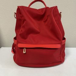 Red Backpack Purses