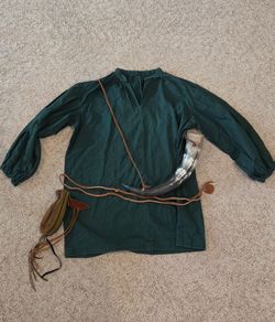 Men's Ren Faire Garb w/Real Drinking Horn