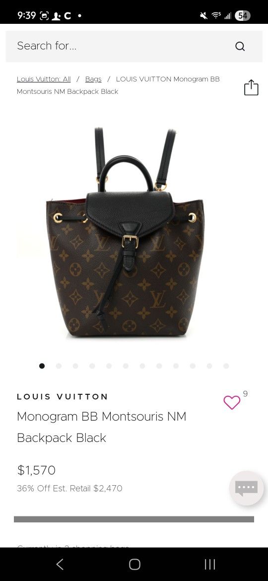 *Louis Vuitton  Backpack And Wallet *