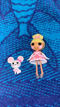 Lalaloopsy    Mini. Doll. Cinder. Slippers.  &.  Pet