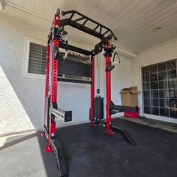 Vesta Pro Series 2in1 Squat Rack | Functional Trainer | 400lb Weight Stack | Commercial Grade | Gym Equipment | FREE DELIVERY🚚 🔴