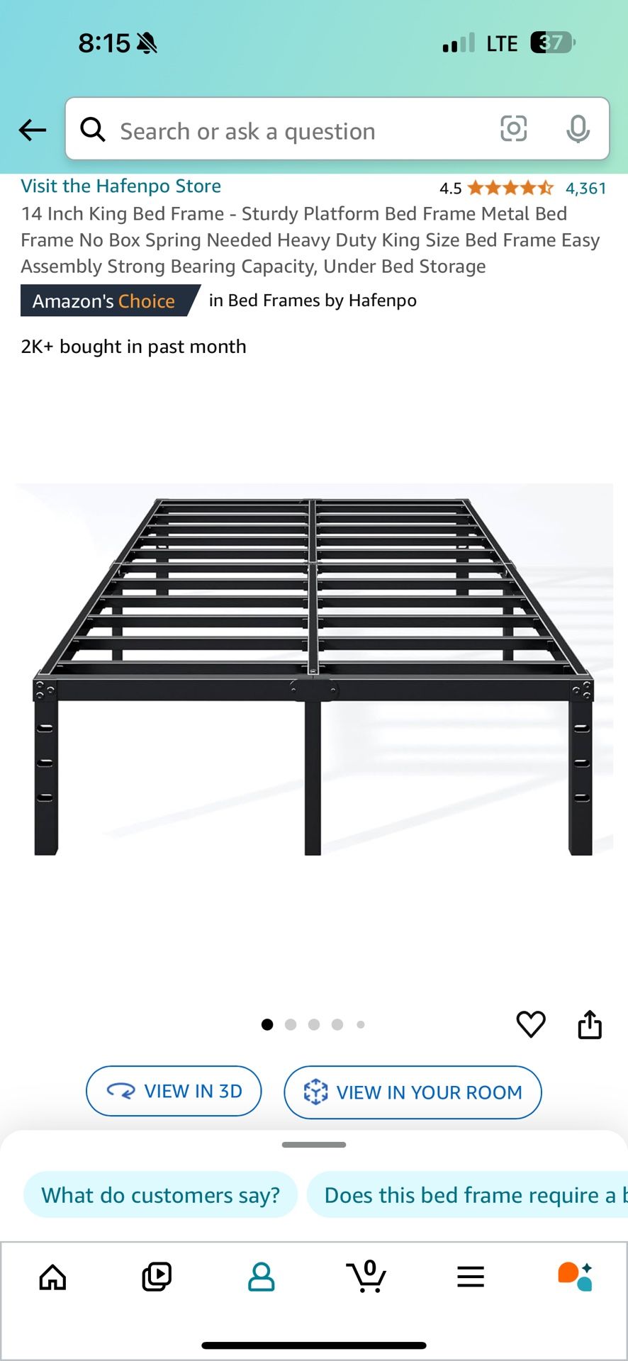 King Size Bed Frame