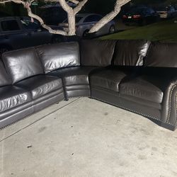 Leather Couch 