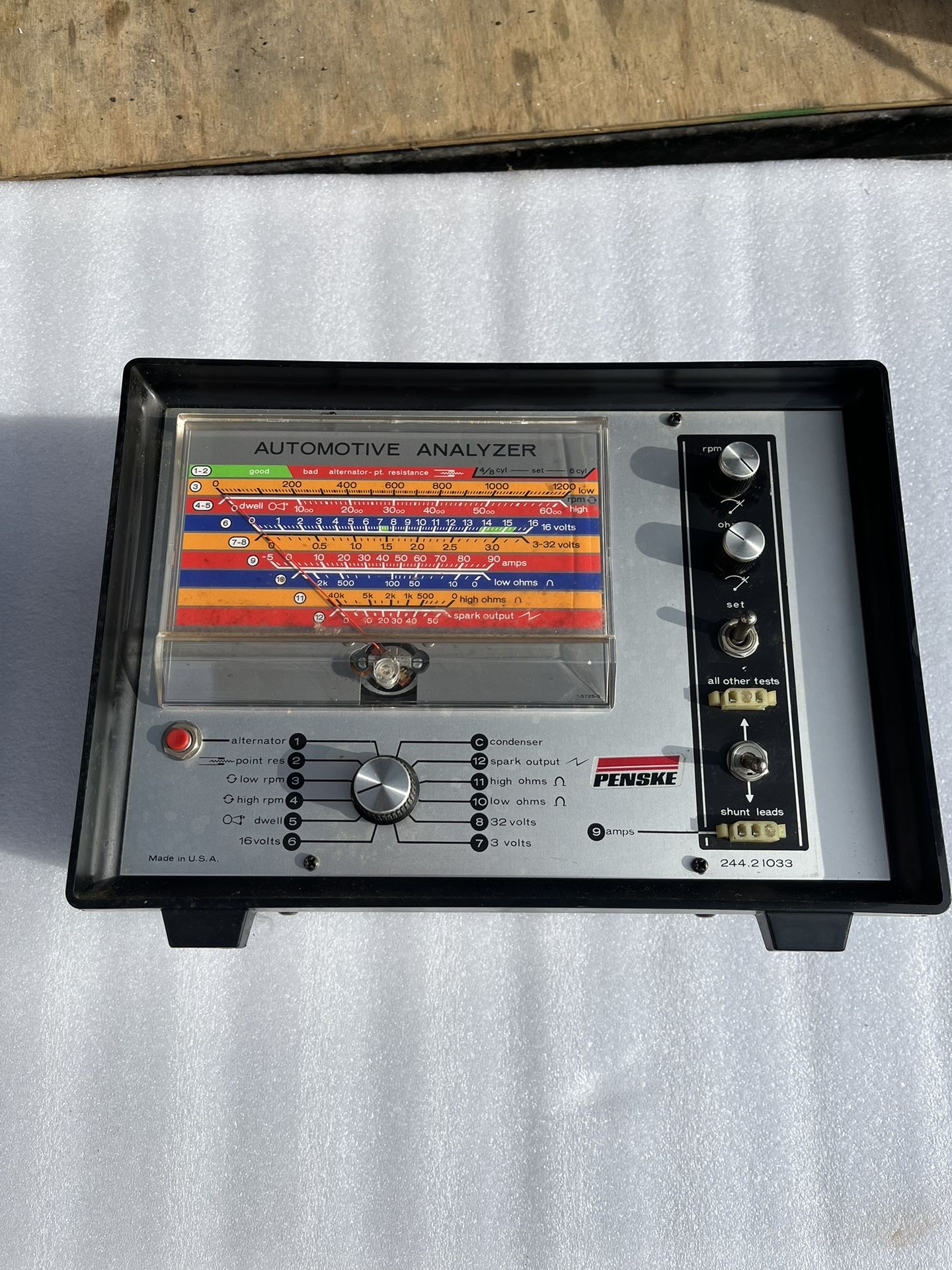 Sears Automotive Analyzer