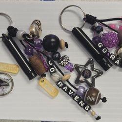 Our Teams Keychains.. Ravens And Orioles 