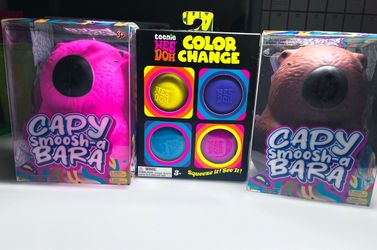 Needoh Color Change & Capybara Squishies