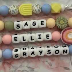 Custom Pacifier Clips 