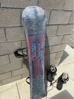 Burton snowboard and size 13 snow boots