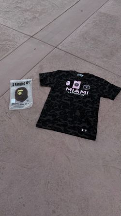 BAPE INTER MIAMI TEE BLACK