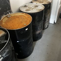 55 Gallon Metal Drums (empty)