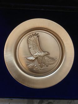 Freedom And Justice Soaring 24K Plated Plate