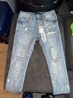 Purple jeans