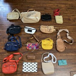 A Bunch Of Purses/handbags/wallets Etc