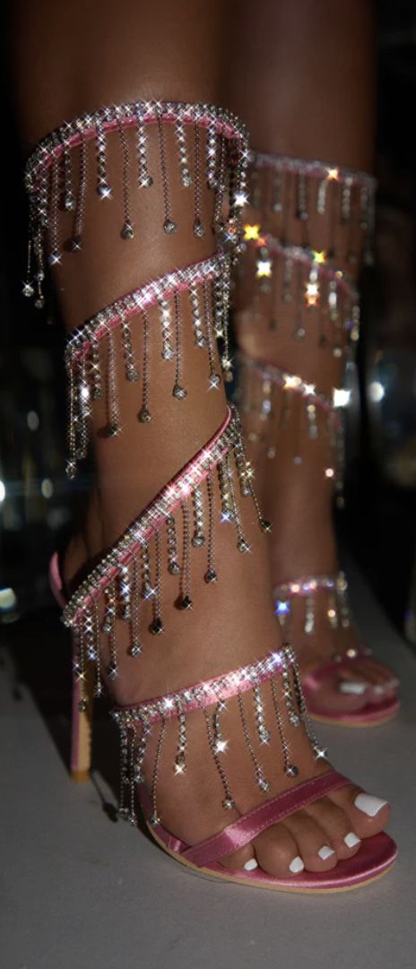 Pink Diamonds Heels