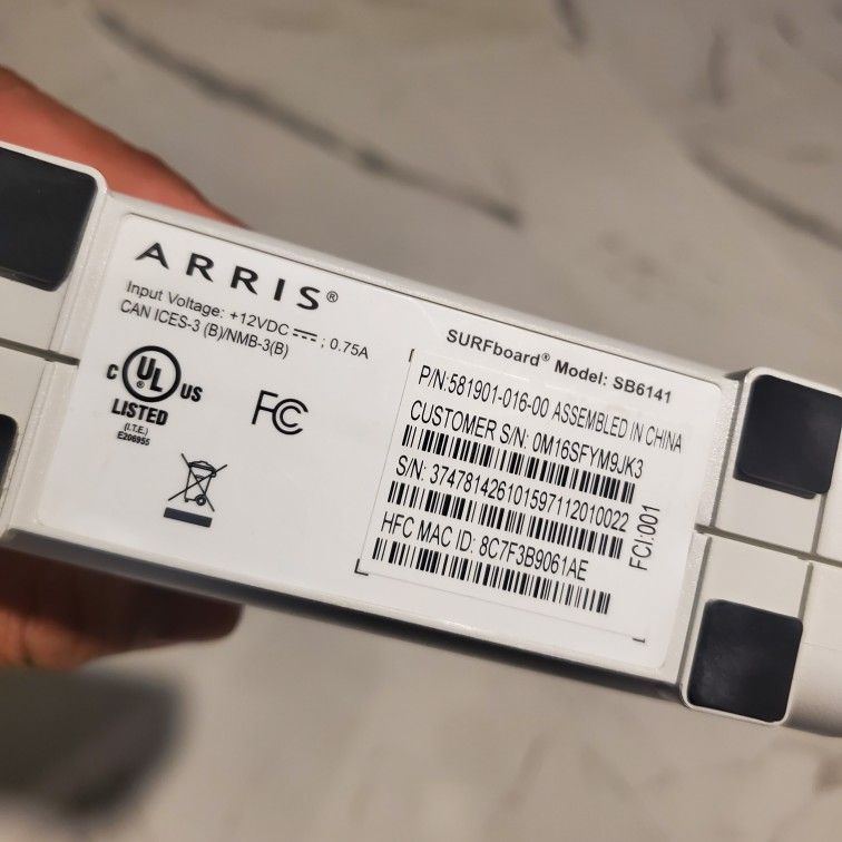 Arris Surfboard SB6141 Cable Modem For Comcast - Xfinity