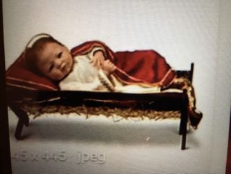 “Jesus, The Savior Is Born” Life Sized Doll