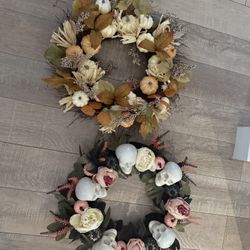 Two Seasonal Wreaths