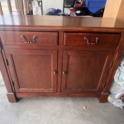 Banquet Cabinet . Cherry Wood 