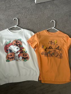 Peanuts Gang Abercrombie kids vintage Halloween tops 13/14