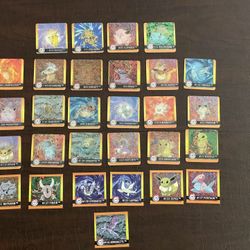 Pokémon 1999 Artbox Hologram Cards - Lot Of 29