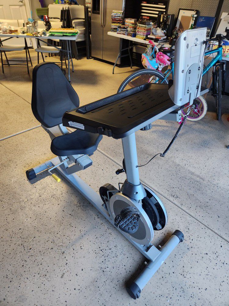 Exercise Bike With Desk