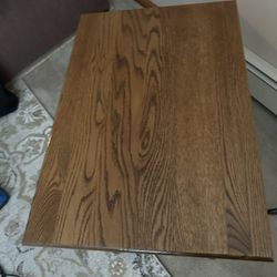 Solid Wood Table And 2 Side Tables 