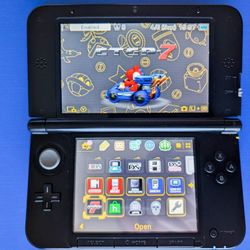 3DS XL Blue 128GB User-Friendly, Complete Features, US Model, Loaded