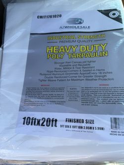 10x20 Heavy Duty Poly Tarp 