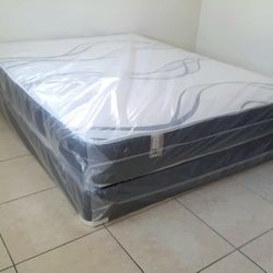 NEW FULL-SIZE MATTRESS AND BOX SPRING